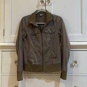 Super cute Nordstrom zip-up jacket- size medium, army green